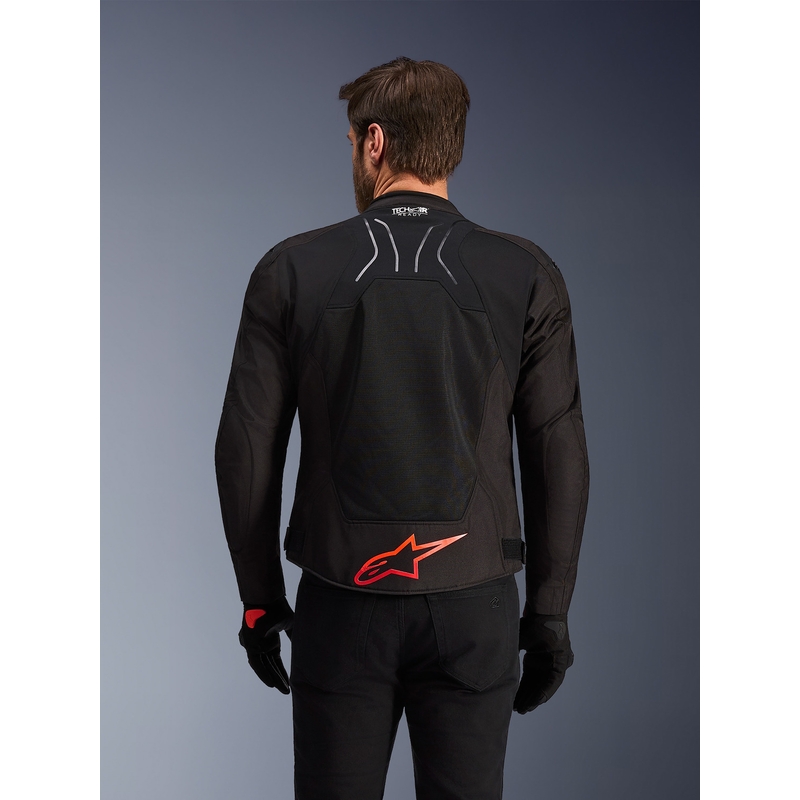 Alpinestars SMX Air motoros kabát fekete-piros-fehér