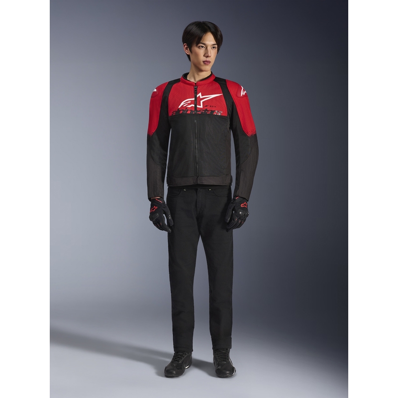 Alpinestars SMX Air motoros kabát piros-fekete
