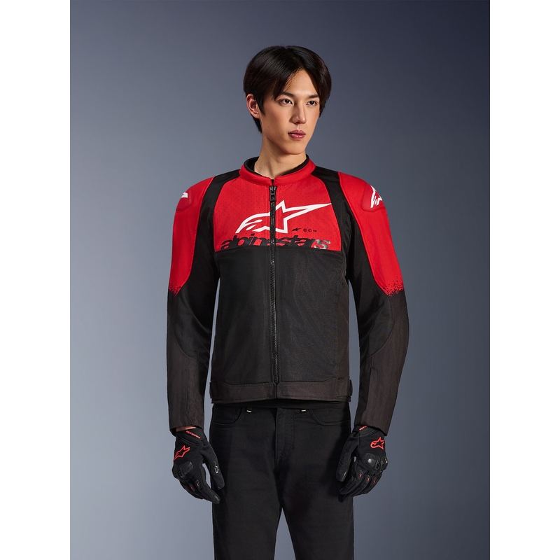 Alpinestars SMX Air motoros kabát piros-fekete