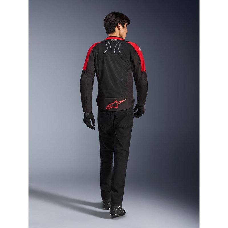 Alpinestars SMX Air motoros kabát piros-fekete