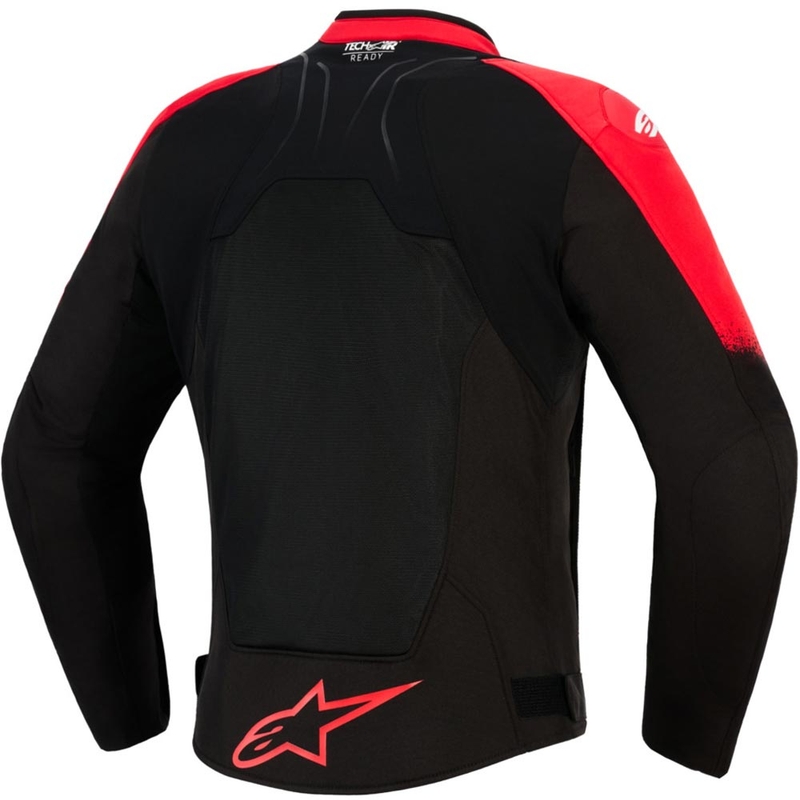 Alpinestars SMX Air motoros kabát piros-fekete