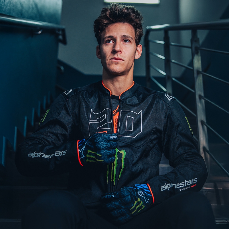 Alpinestars T-SPS Air V2 Monster FQ20 kollekció motoros kabát fekete-fehér