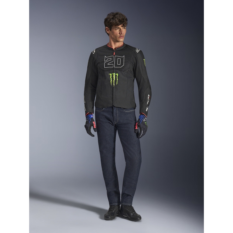 Alpinestars T-SPS Air V2 Monster FQ20 kollekció motoros kabát fekete-fehér
