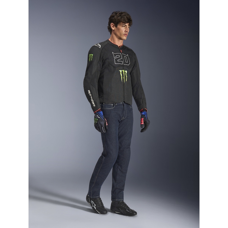 Alpinestars T-SPS Air V2 Monster FQ20 kollekció motoros kabát fekete-fehér