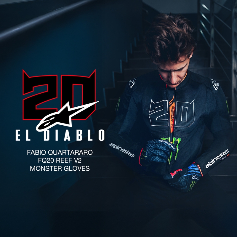 Alpinestars T-SPS Air V2 Monster FQ20 kollekció motoros kabát fekete-fehér