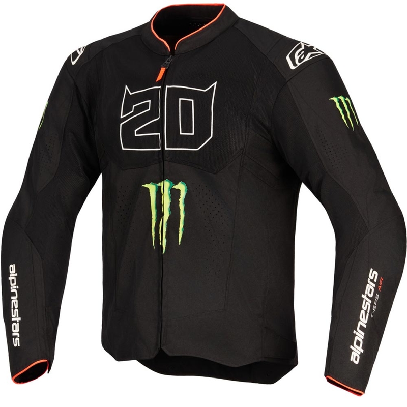 Alpinestars T-SPS Air V2 Monster FQ20 kollekció motoros kabát fekete-fehér