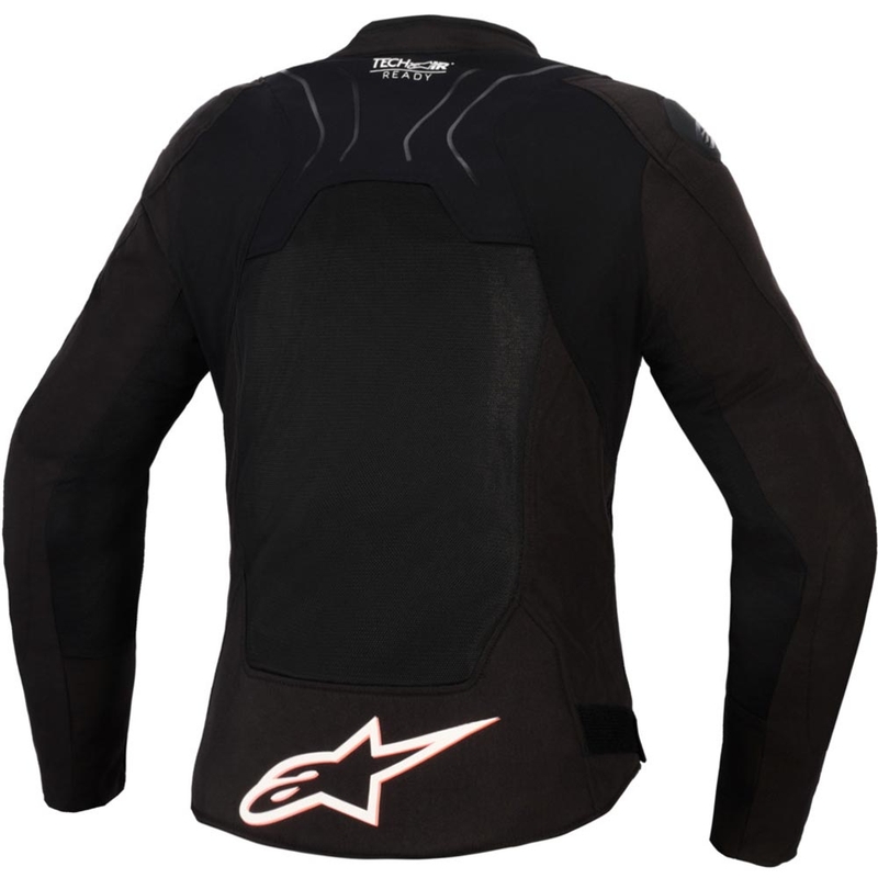 Alpinestars Stella SMX Air női motoros kabát fekete-fehér-fluo piros