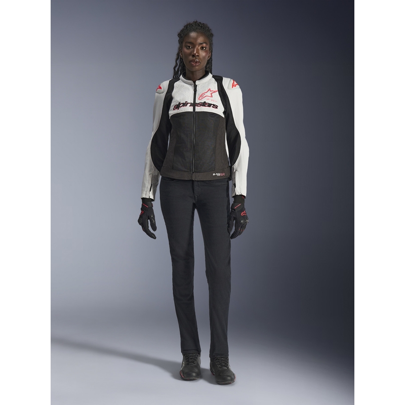 Alpinestars Stella SMX Air női motoros kabát világosszürke-fekete-rózsaszín