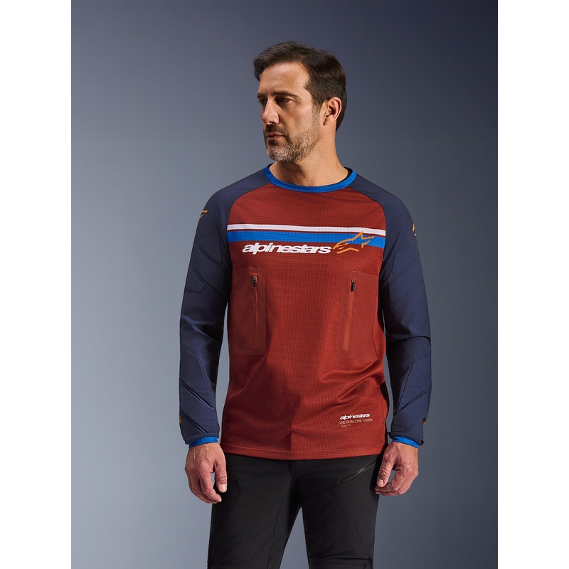 Alpinestars Maxdura Dua motokrossz mez narancssárga-sötétkék