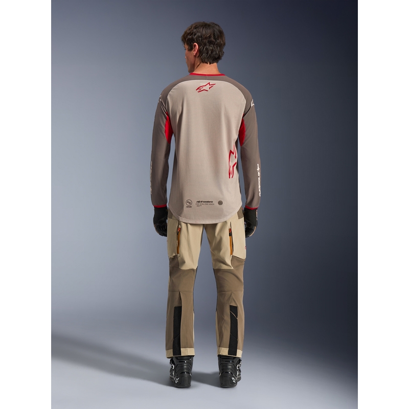 Alpinestars Maxdura Dua motokrossz mez barna-narancssárga