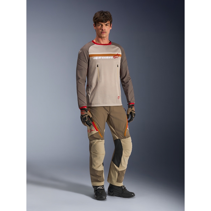 Alpinestars Maxdura Dua motokrossz mez barna-narancssárga