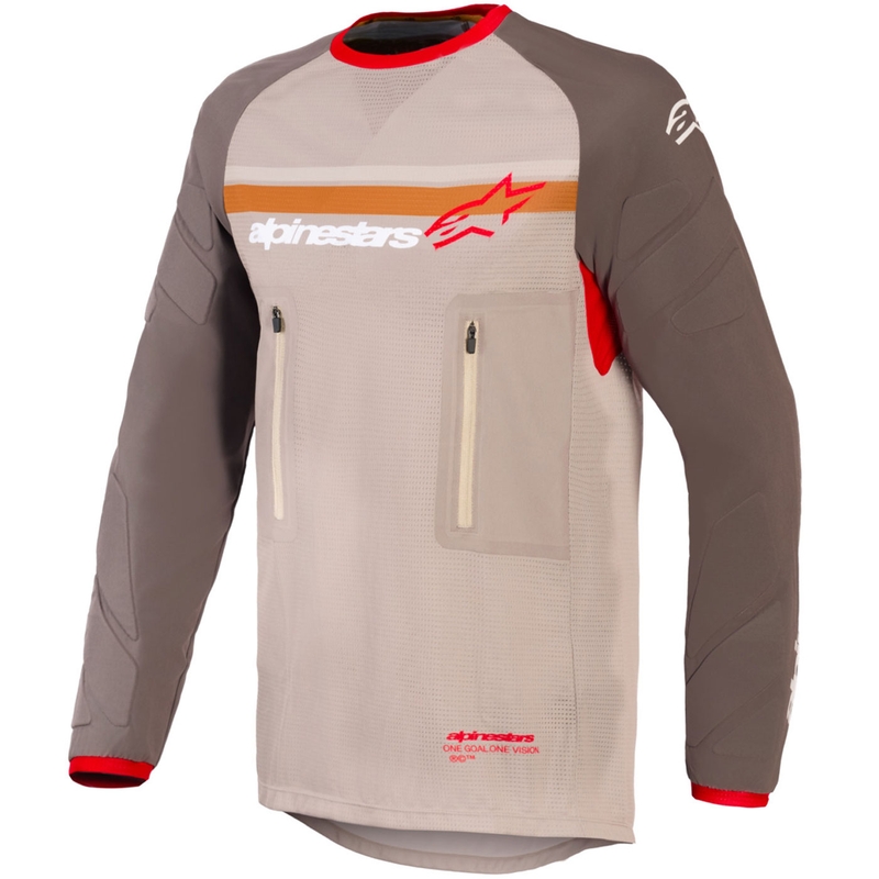 Alpinestars Maxdura Dua motokrossz mez barna-narancssárga