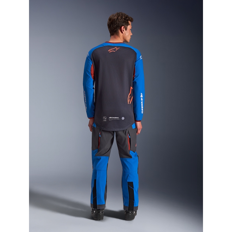 Alpinestars Maxdura Dua motokrossz mez sötétszürke-kék-narancssárga