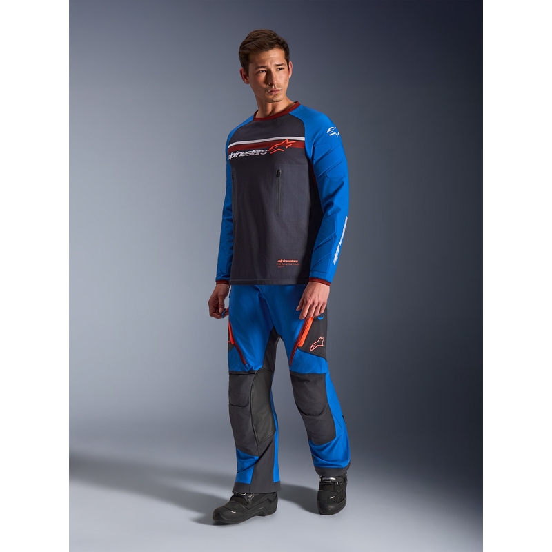 Alpinestars Maxdura Dua motokrossz mez sötétszürke-kék-narancssárga