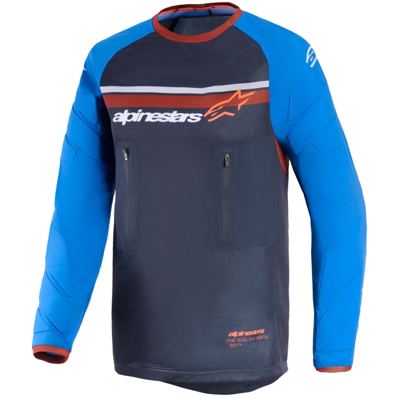 Alpinestars Maxdura Dua motokrossz mez sötétszürke-kék-narancssárga