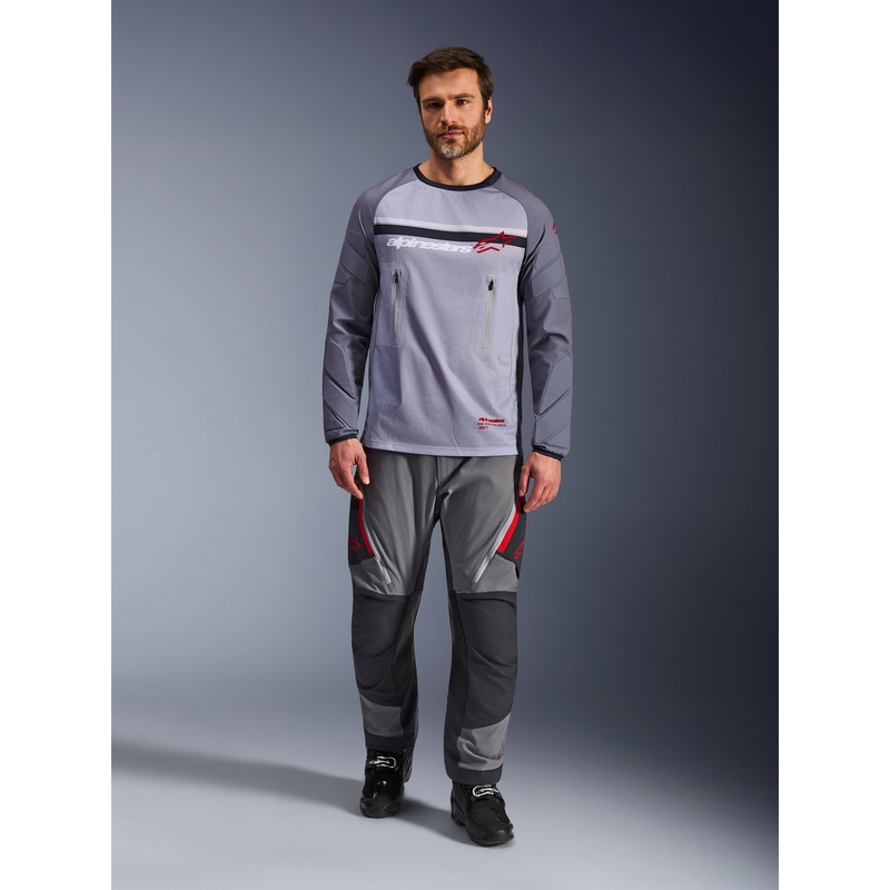 Alpinestars Maxdura Dua motokrossz mez világosszürke-sötétszürke-narancssárga
