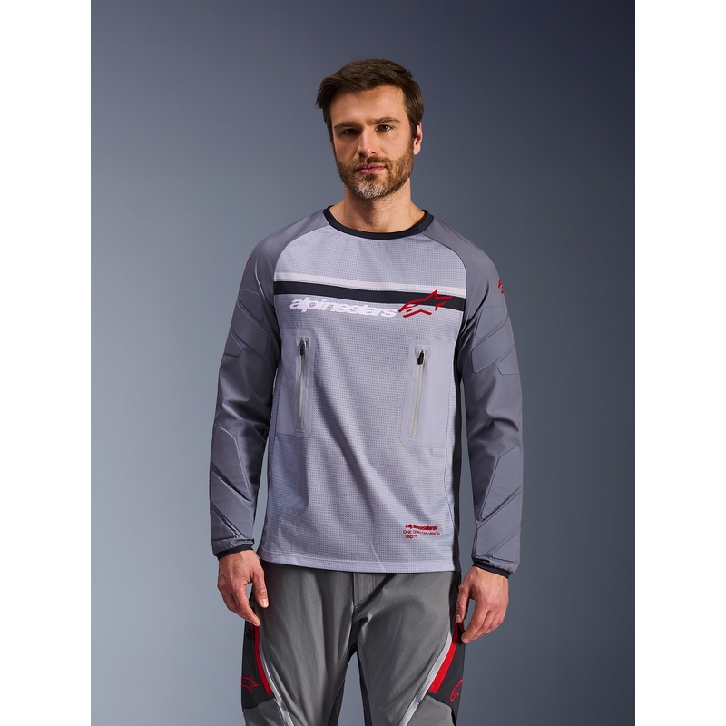 Alpinestars Maxdura Dua motokrossz mez világosszürke-sötétszürke-narancssárga