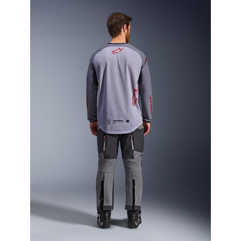 Alpinestars Maxdura Dua motokrossz mez világosszürke-sötétszürke-narancssárga