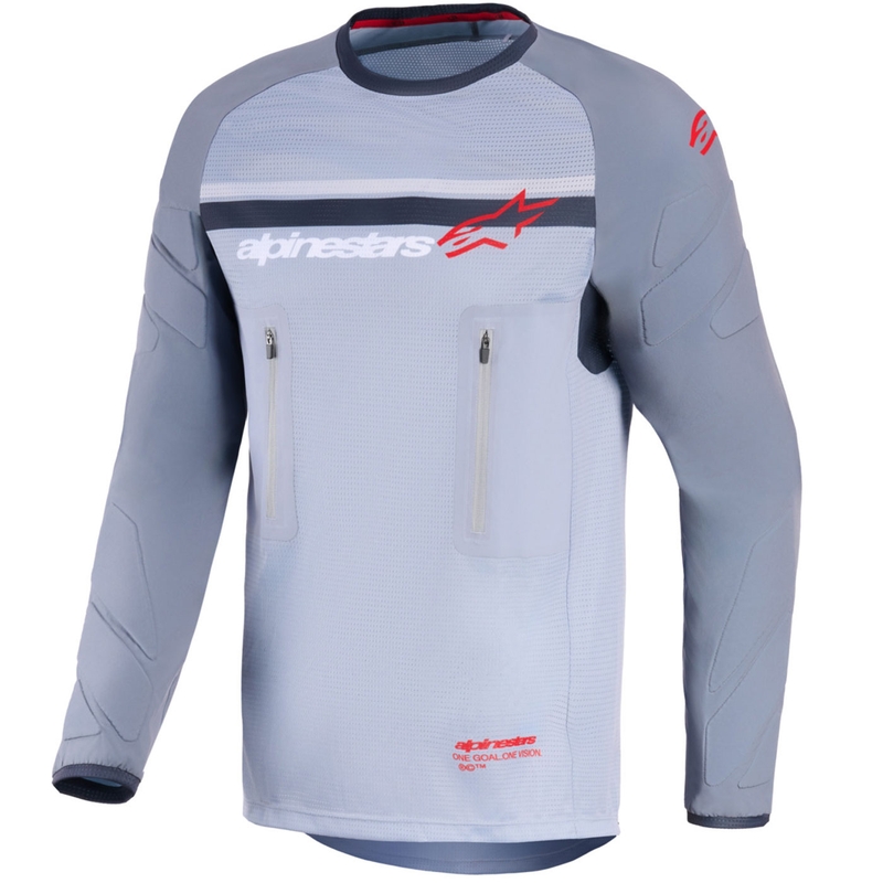 Alpinestars Maxdura Dua motokrossz mez világosszürke-sötétszürke-narancssárga