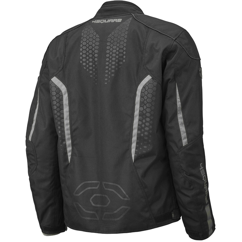 4SQUARE Sportster Dart motoros kabát fekete-szürke