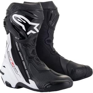 Alpinestars Supertech R motoros csizma fekete-fehér