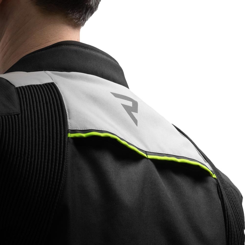 Rebelhorn Swift motoros kabát világosszürke-fluo sárga