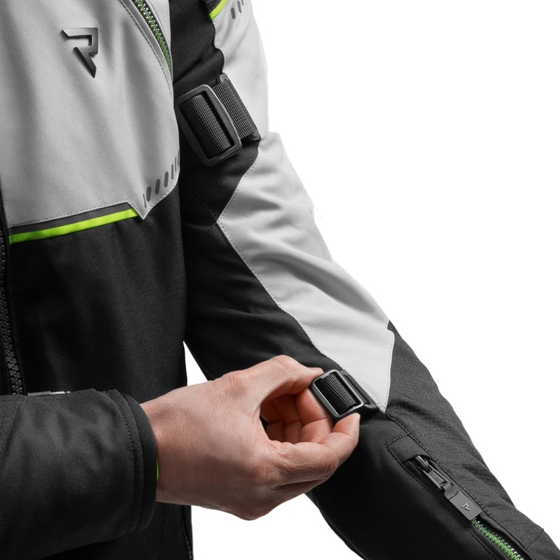 Rebelhorn Swift motoros kabát világosszürke-fluo sárga