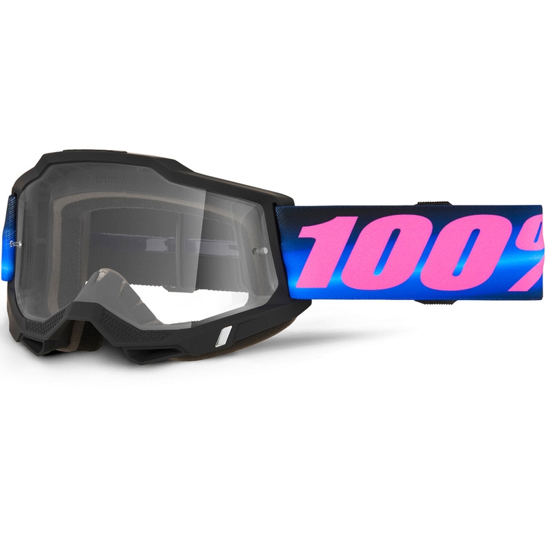 100% ACCURI 2 Superdome motokrossz szemüveg, átlátszó plexivel