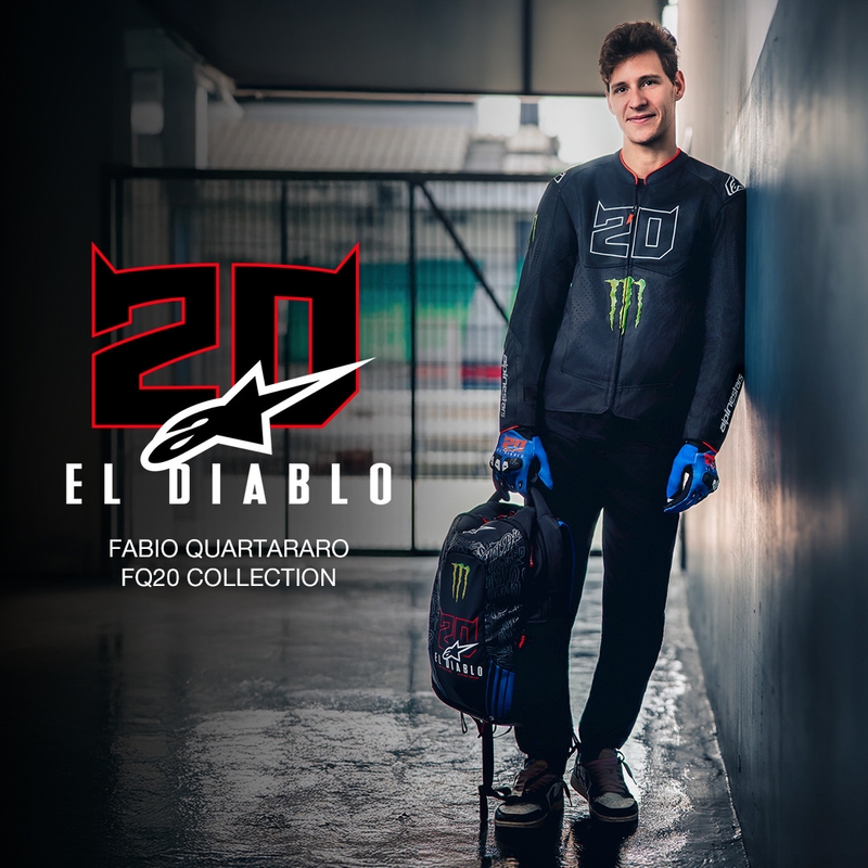 lpinestars City Hunter V2 FQ20 Monster kollekció hátizsák fekete-fluo piros-kék-zöld 2 l