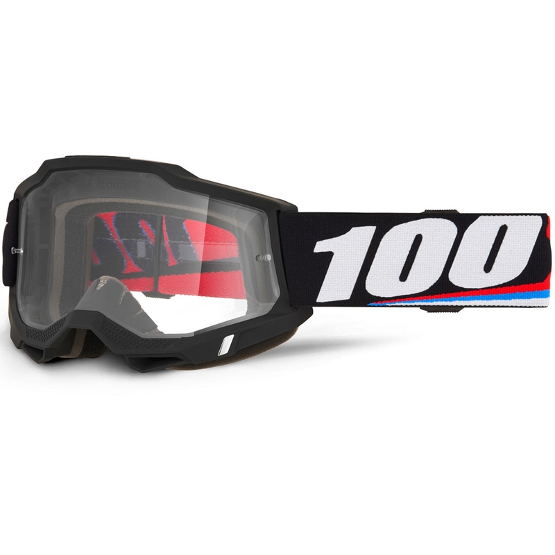 100% ACCURI 2 Magnus motokrossz szemüveg átlátszó plexivel