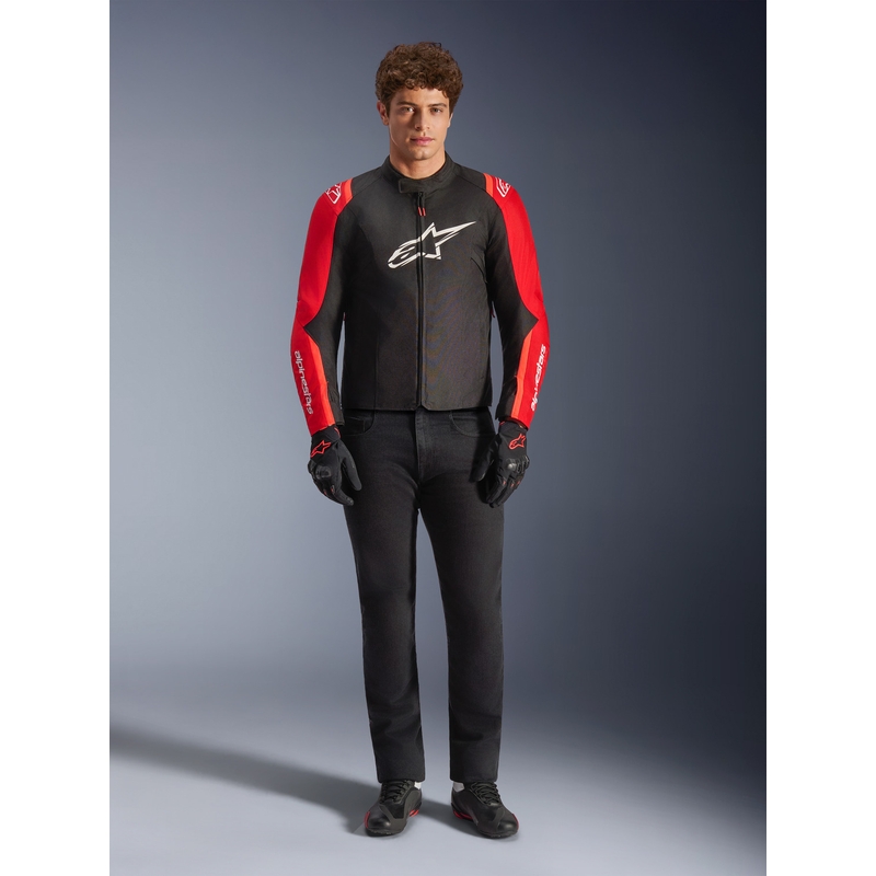 Alpinestars T-SPS 2 Waterproof motoros kabát piros-fekete-fehér