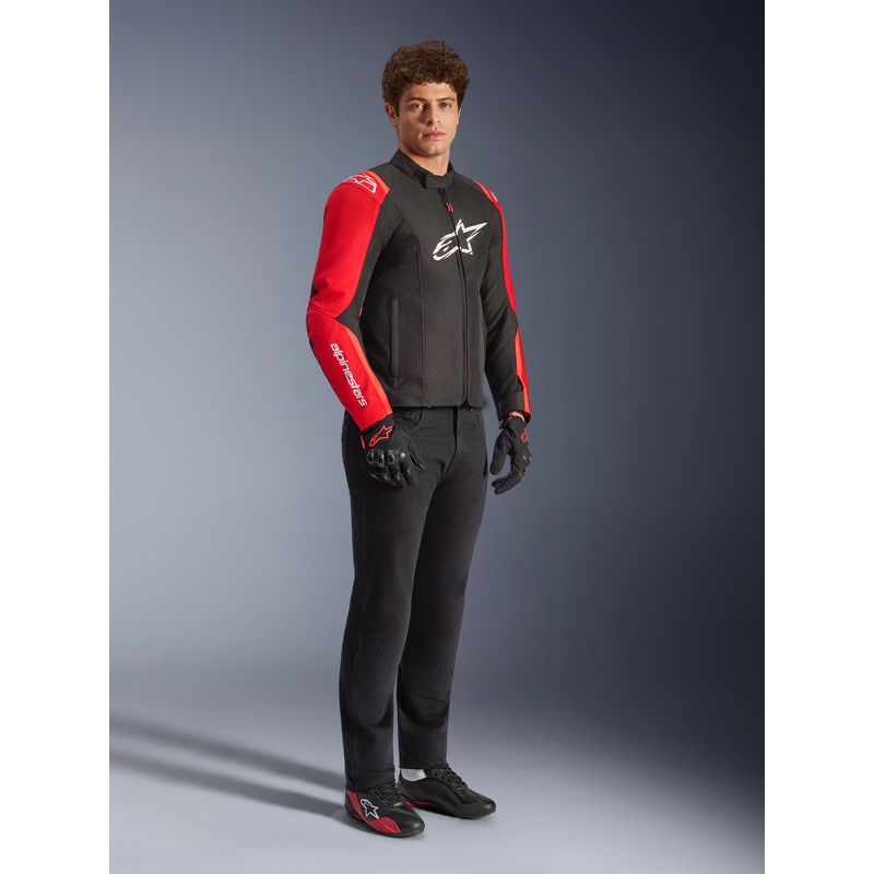 Alpinestars T-SPS 2 Waterproof motoros kabát piros-fekete-fehér