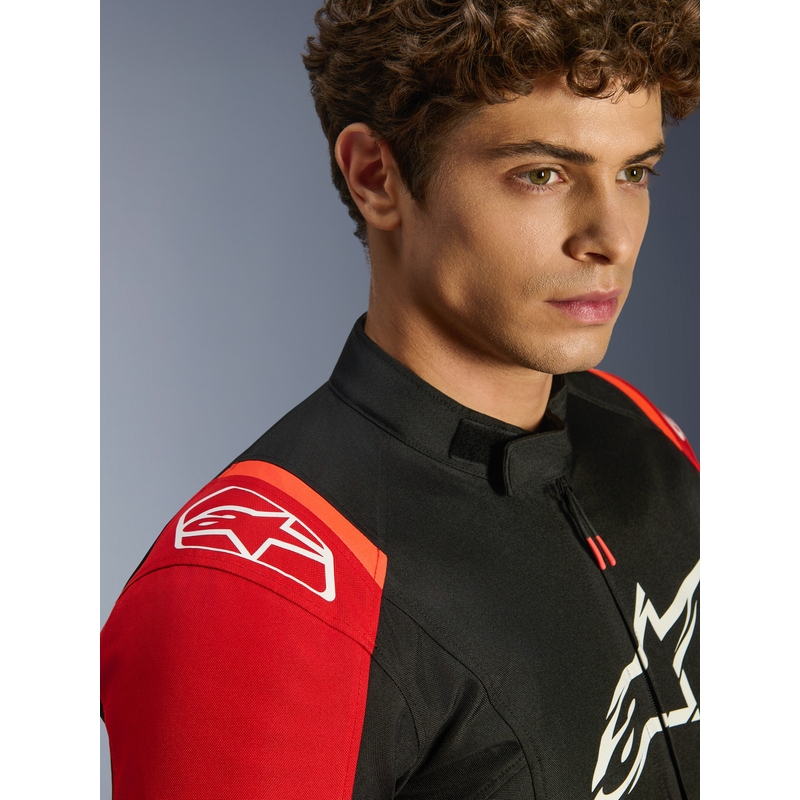Alpinestars T-SPS 2 Waterproof motoros kabát piros-fekete-fehér
