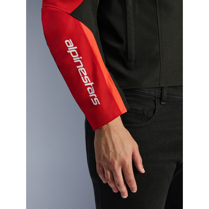 Alpinestars T-SPS 2 Waterproof motoros kabát piros-fekete-fehér