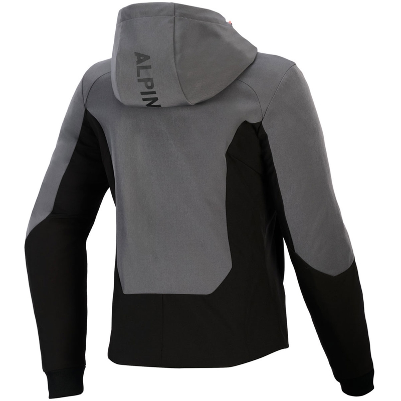 Alpinestars Stella Radium Tech Hoodie női motoros pulóver sötétszürke-fekete-rózsaszín