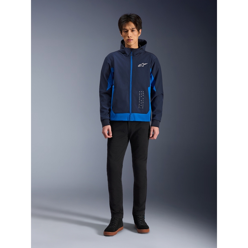 Alpinestars Radium Tech Hoodie motoros pulóver sötétkék-kék