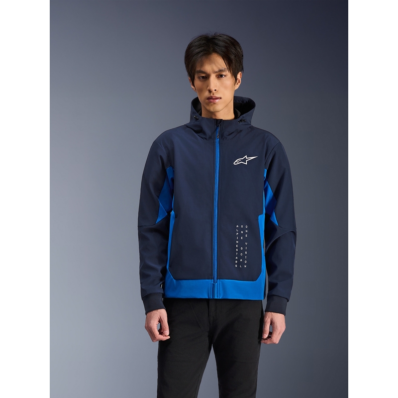 Alpinestars Radium Tech Hoodie motoros pulóver sötétkék-kék