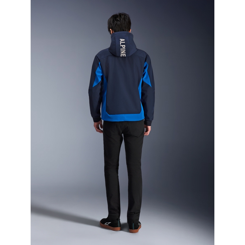 Alpinestars Radium Tech Hoodie motoros pulóver sötétkék-kék