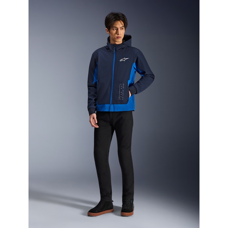 Alpinestars Radium Tech Hoodie motoros pulóver sötétkék-kék