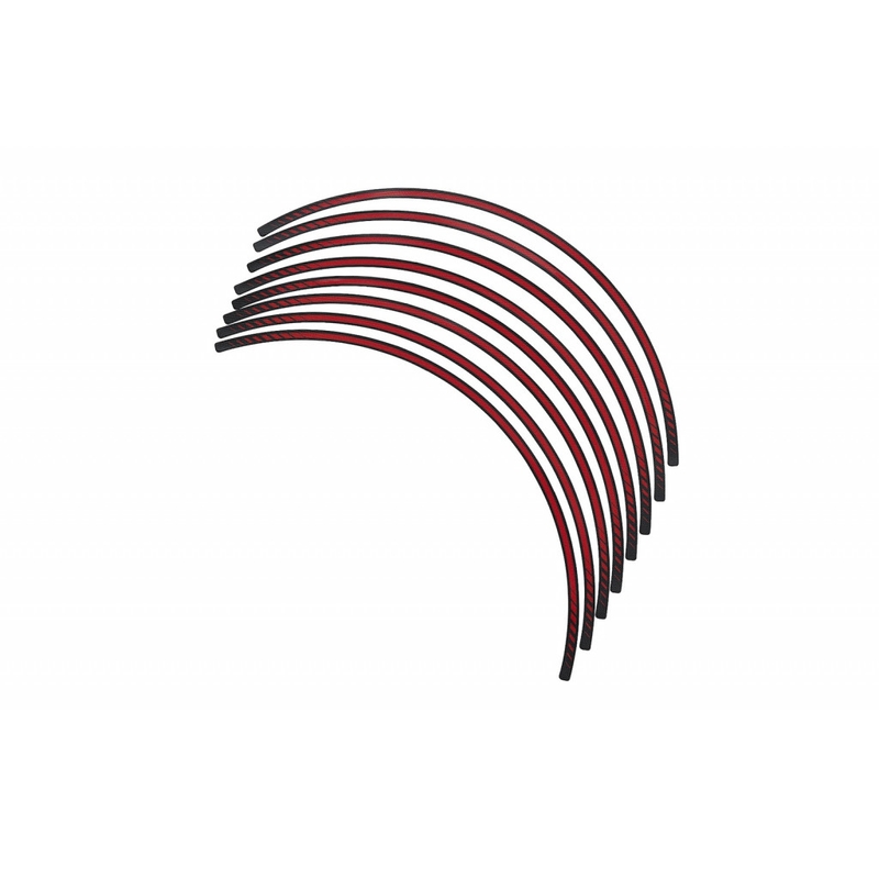 Rim strip PUIG PREMIUM red fluor set of 8 rim strips