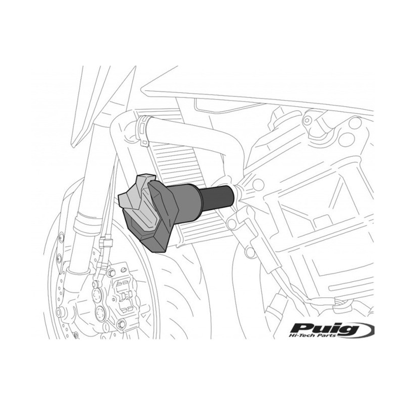 Frame slider PUIG S19 fekete