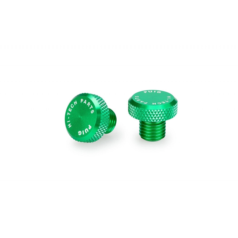 Mirror hole screw plug PUIG zöld