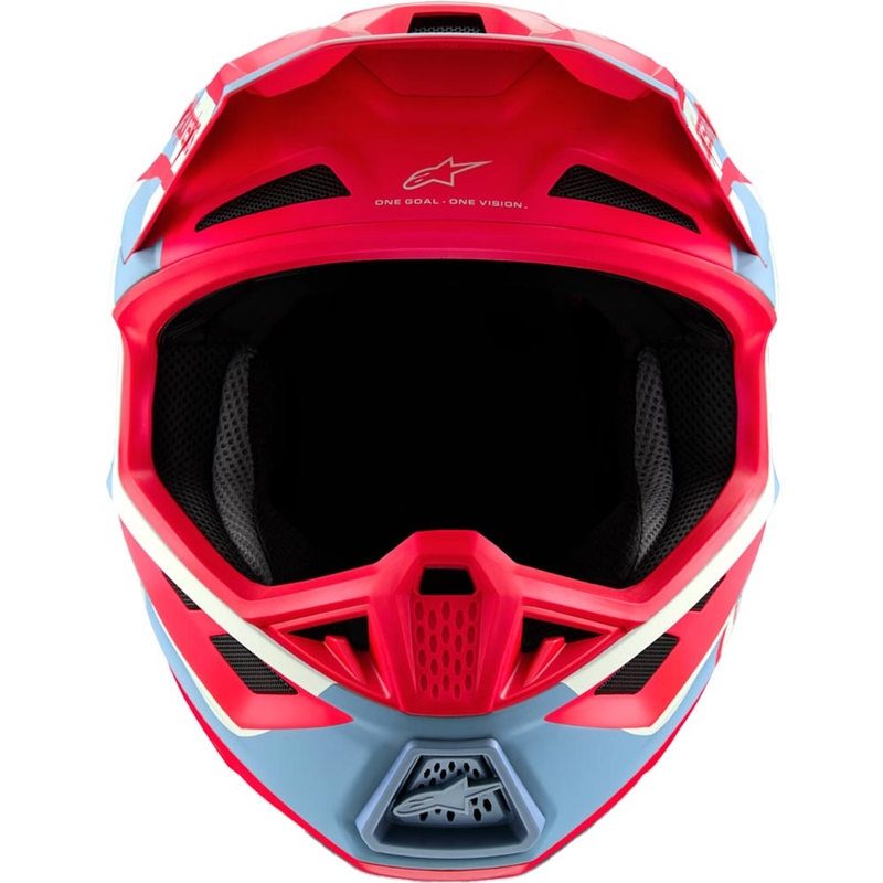 Alpinestars Supertech S-M7 limitált kiadás Beast Coast motokrossz bukósisak szürke-fekete-narancssárga