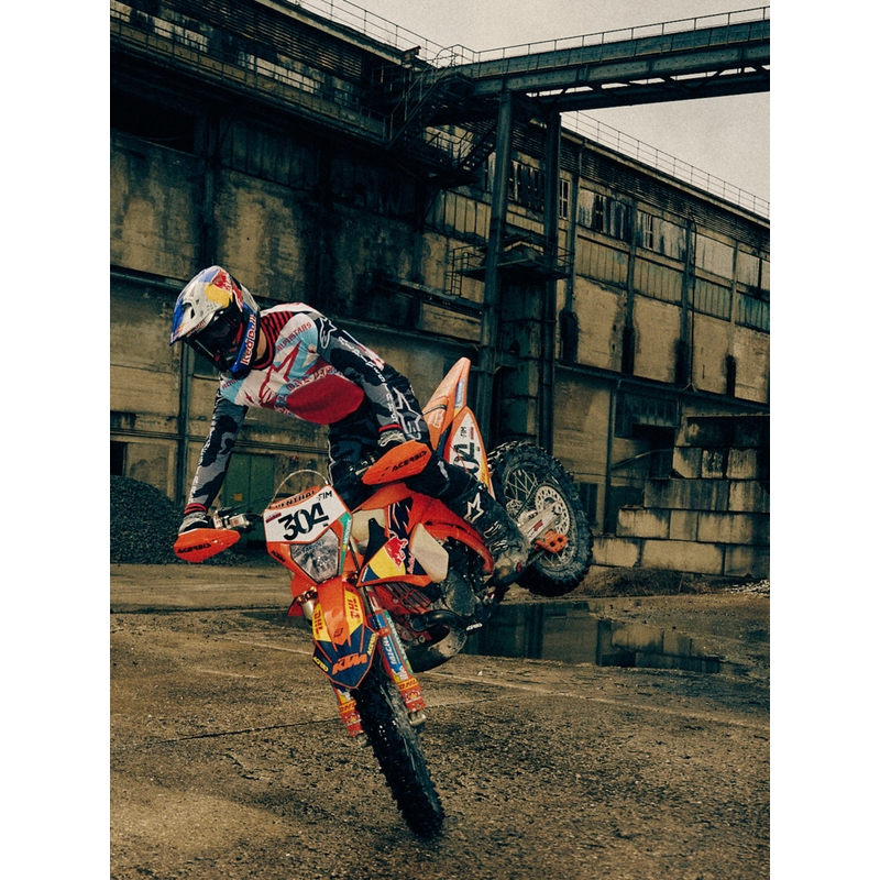 Alpinestars Techstar Beast Coast limitált kiadású motokrossz mez szürke-fekete-narancssárga