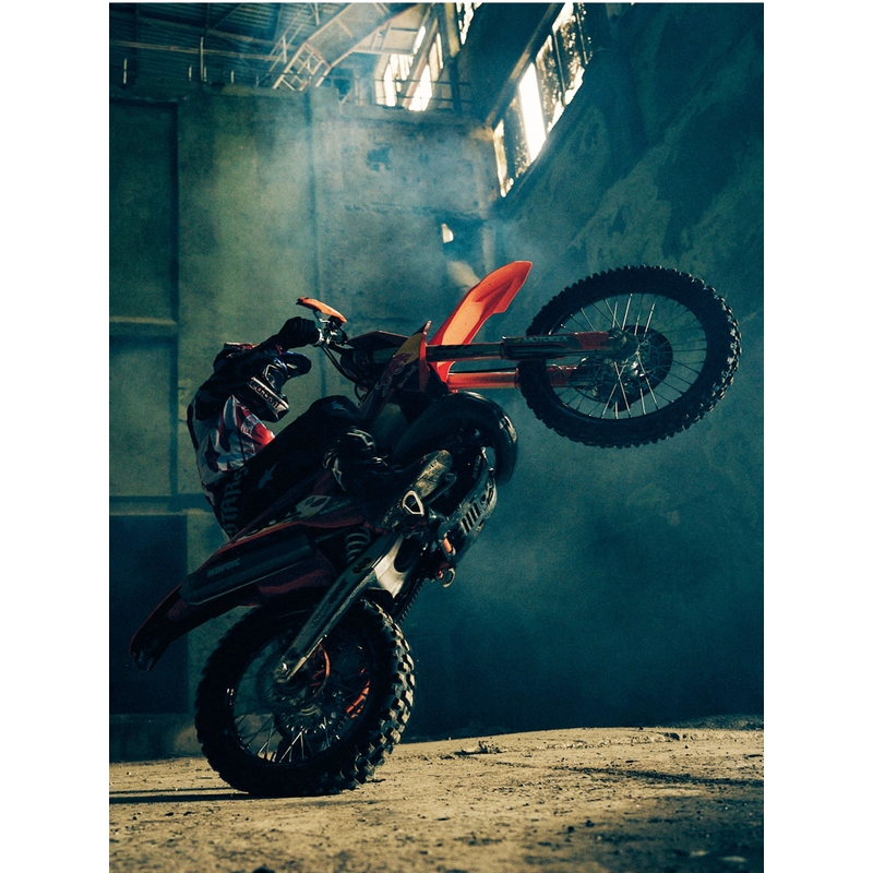 Alpinestars Techstar Beast Coast limitált kiadású motokrossz mez szürke-fekete-narancssárga