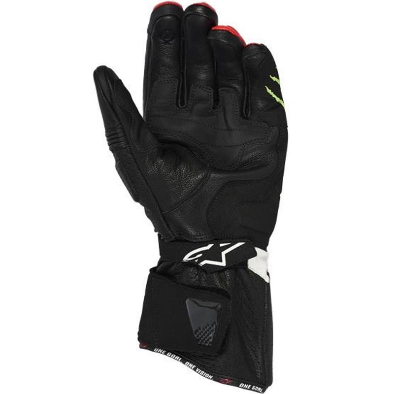 Alpinestars SP-3 FQ20 kollekciós motoros kesztyű fekete-fluo-piros-fehér