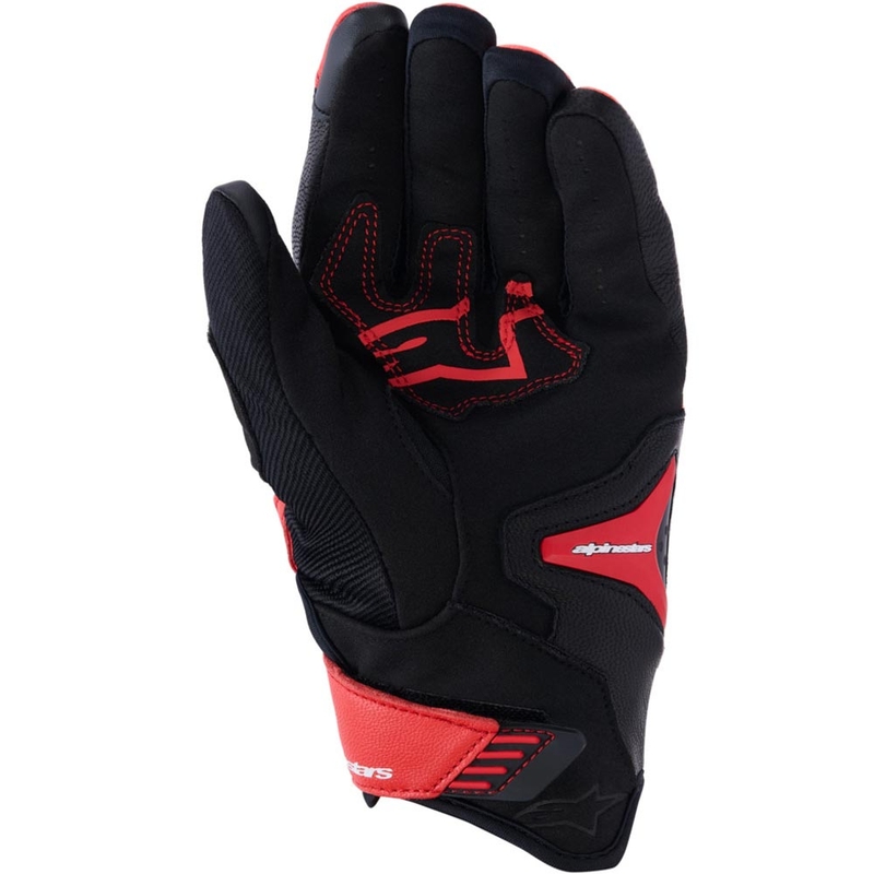 Rukavice na motorku Alpinestars SP-R PRO červeno-fluo červeno-černé