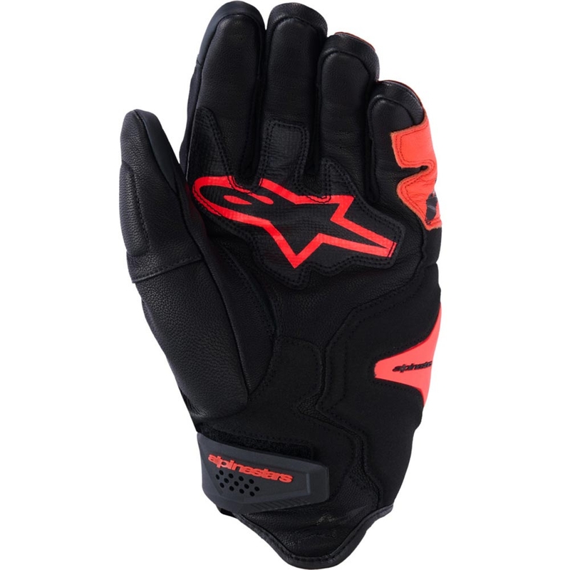Rukavice na motorku Alpinestars SP-R TECH černo-fluo červené