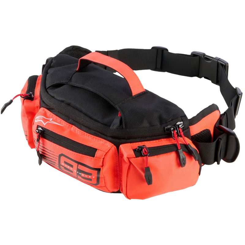 ALPINESTARS MM93 kollekció övtáska fekete-fluo piros 2.5L