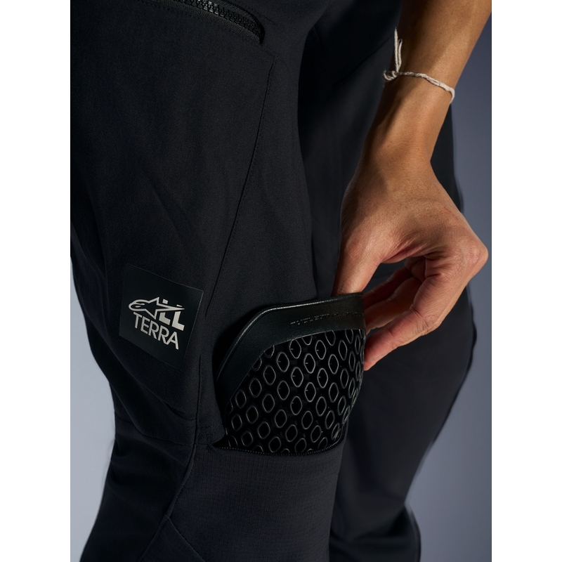 Alpinestars Explore AST rövidített motoros nadrág fekete
